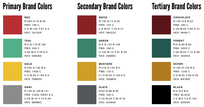 UH Brand Colors
